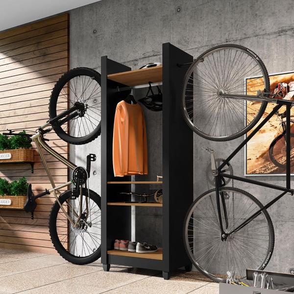 Imagem de Estante Organizadora Multiuso Suporte Para 2 Bikes Duo Space