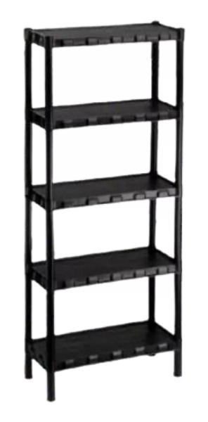 Imagem de Estante Organizanizadora Modular 5 Prateleira Plastico Preto