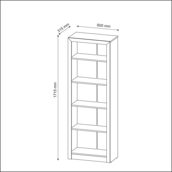 Imagem de Estante para Escritório ME4104 Branco Tecnomobili