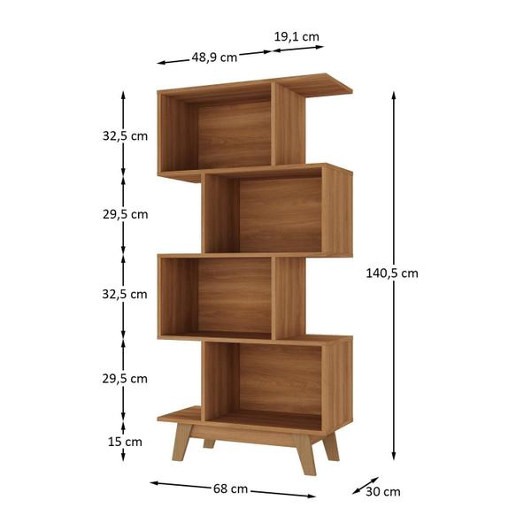 Imagem de Estante para Livros Caracas 4 Nichos