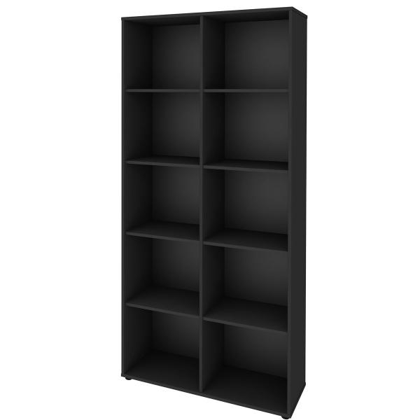 Imagem de Estante para Livros Clean 8 Prateleiras Preto - Artany