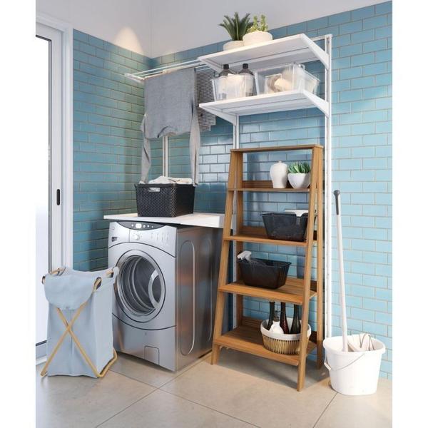 Estante para Livros Escada 140cmx122cm 4 Prateleiras Tok Yescasa Imagem de Estante para Livros Escada 140cmx122cm 4 Prateleiras Tok Yescasa