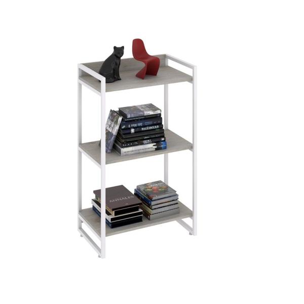 Imagem de Estante para Livros Industrial 104cmx60cm 3 Prateleiras Kuadra