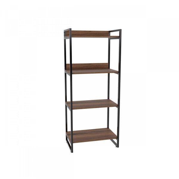 Imagem de Estante para Livros Industrial 145cmx60cm 4 Prateleiras Kuadra