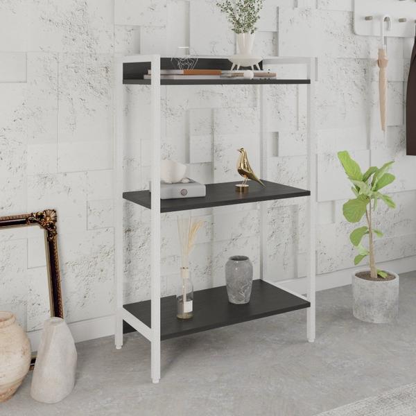 Estante para Livros Industrial 3 Prateleiras 104cmx60cm Active Yescasa Imagem de Estante para Livros Industrial 3 Prateleiras 104cmx60cm Active Yescasa