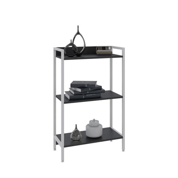 Estante para Livros Industrial 3 Prateleiras 104cmx60cm Active Yescasa Imagem de Estante para Livros Industrial 3 Prateleiras 104cmx60cm Active Yescasa