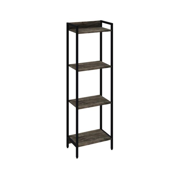 Imagem de Estante para Livros Industrial Aço Multiuso 4 Prateleiras 146cmx45cm Active Yescasa