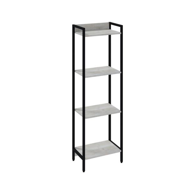 Imagem de Estante para Livros Industrial Aço Multiuso 4 Prateleiras 146cmx45cm Active Yescasa