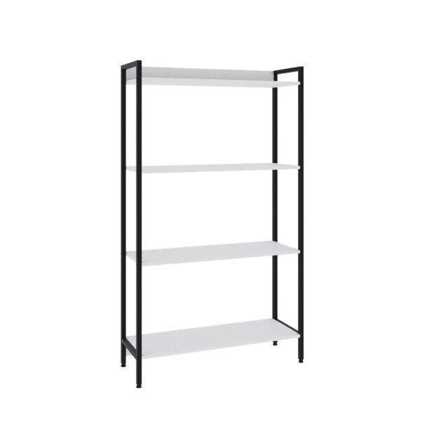 Imagem de Estante para Livros Industrial Aço Multiuso 4 Prateleiras 146cmx80cm Active Yescasa