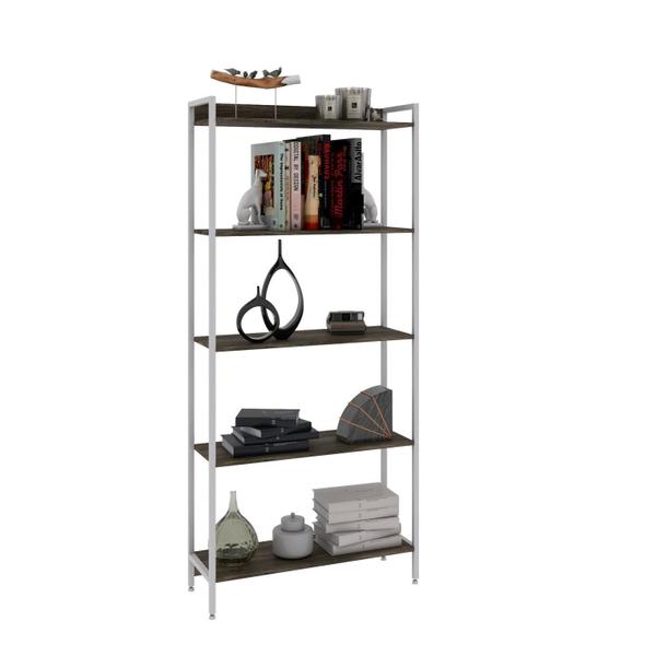 Imagem de Estante para Livros Industrial Aço Multiuso 5 Prateleiras 187cmx80cm Active Yescasa