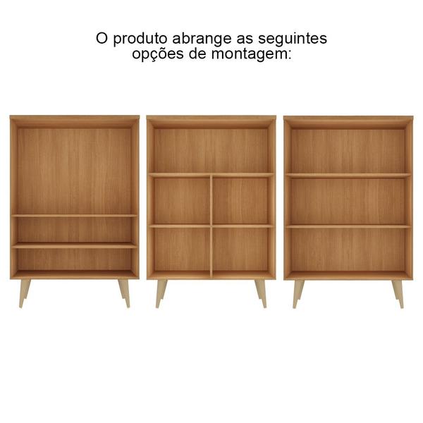 Imagem de Estante para Livros Modular Ares Cinamomo - Moville