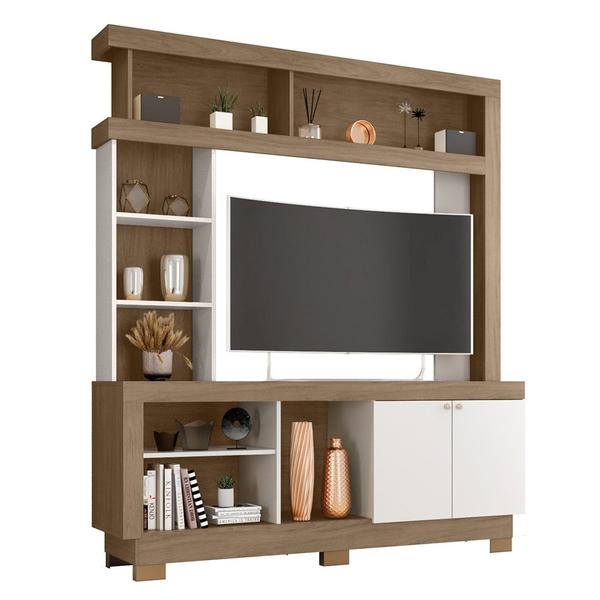 Estante Para Sala De TV Até 47'' Multiuso Com Portas Mali - Móveis Leão Estante Para Sala De TV Até 47'' Multiuso Com Portas Mali - Móveis Leão