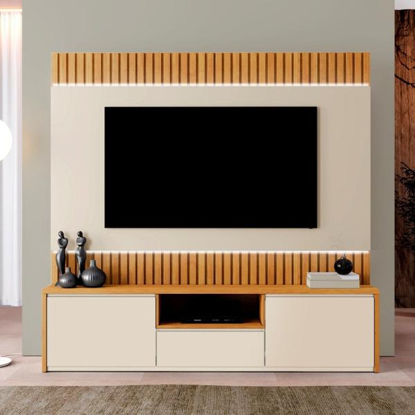 Imagem de Estante para Tv e Home Boreal 180cm com Led Fita