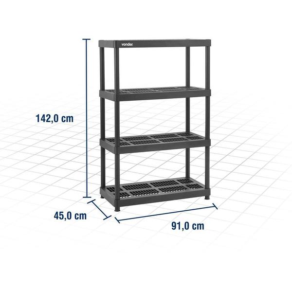Imagem de Estante Plástica Epv 040 - Vonder