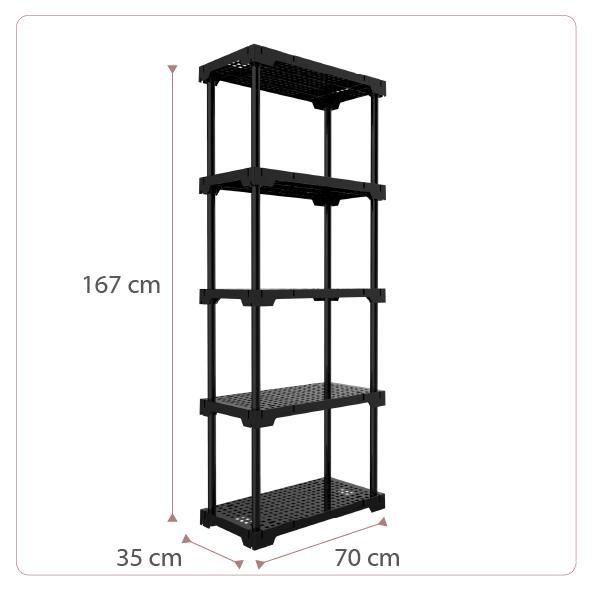 Imagem de Estante Poly Eco5 - 5 prateleiras