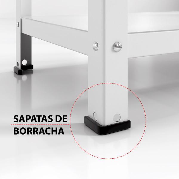 Estante Prateleira Aço 90Cm Com 6 Bandeja Reforçada 120kg - JGC COMERCIAL Imagem de Estante Prateleira Aço 90Cm Com 6 Bandeja Reforçada 120kg