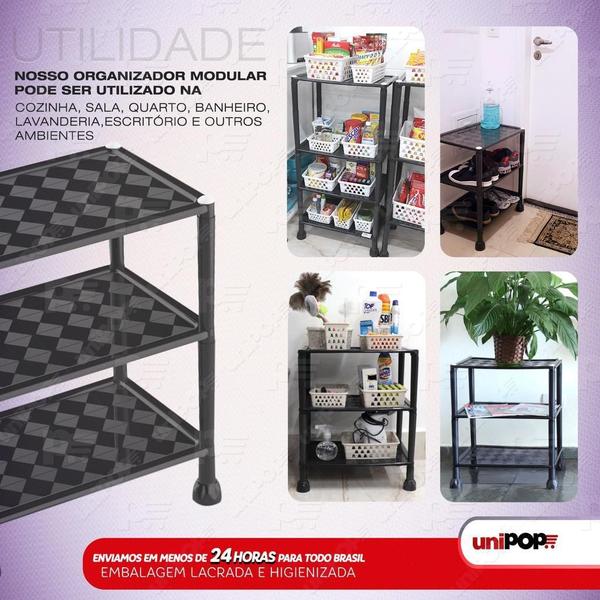 Imagem de Estante Prateleira Modular 3 Andares Organizadora Uninjet