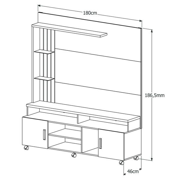 Imagem de Estante Rack para TV 65" Home Ocean