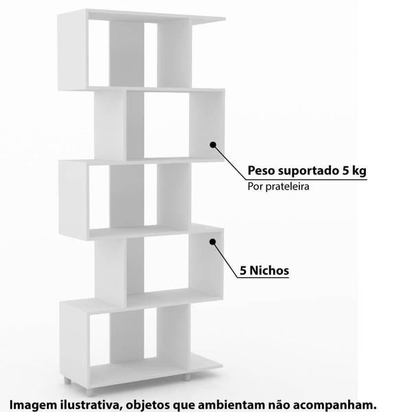 Imagem de Estante Regular 5 Nichos - Branco