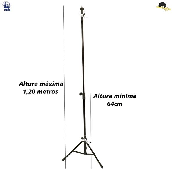 Estante RETA para Prato de bateria - VISÃO PPBR-BK Black em pintura eletrostática Imagem de Estante RETA para Prato de bateria - VISÃO PPBR-BK Black em pintura eletrostática