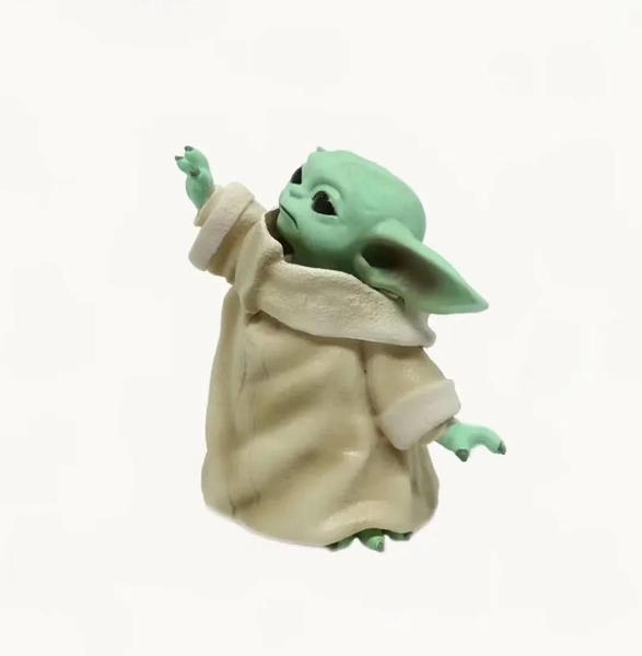 Imagem de Estátua Baby Yoda Mandaloriano - Star Wars - 8cm