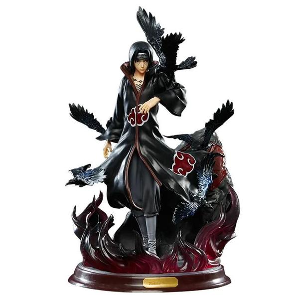 Imagem de Estátua de Naruto Uchiha Itachi - Modelo Anime 28cm para Decoração de Casa