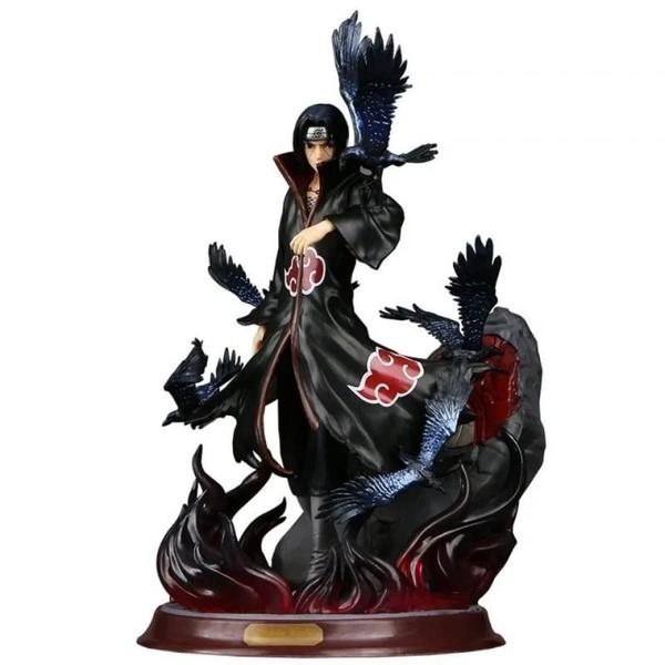 Imagem de Estátua de Naruto Uchiha Itachi - Modelo Anime 28cm para Decoração de Casa