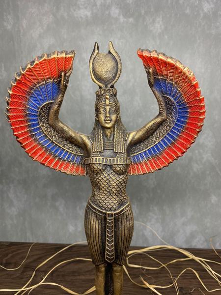 Imagem de Estátua Deusa Isis 33Cm - Decoração Resina Egito