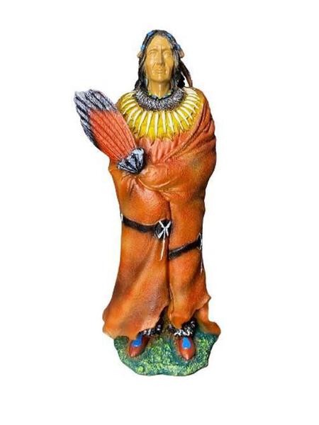 Imagem de Estátua Índio Cacique - Decoração Resina