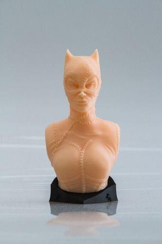 Imagem de Estátua Mulher Gato Busto Colecionável Decoração