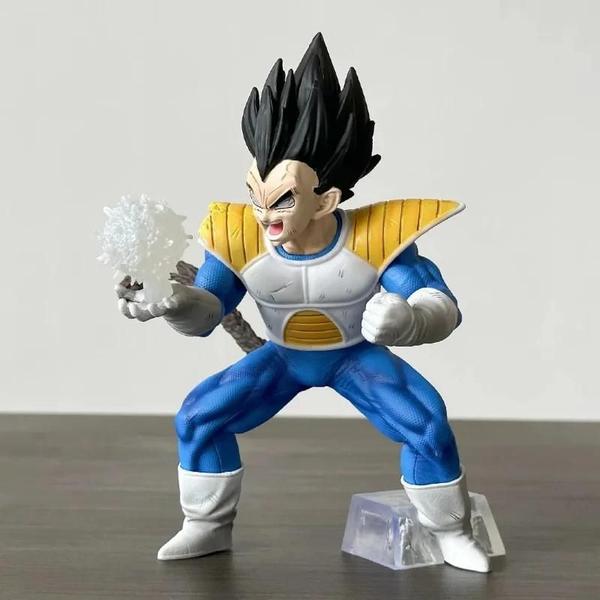 Imagem de Estátua Vegeta Dragon Ball Z - 17cm - PVC com Lua Artificial - Figura de Ação