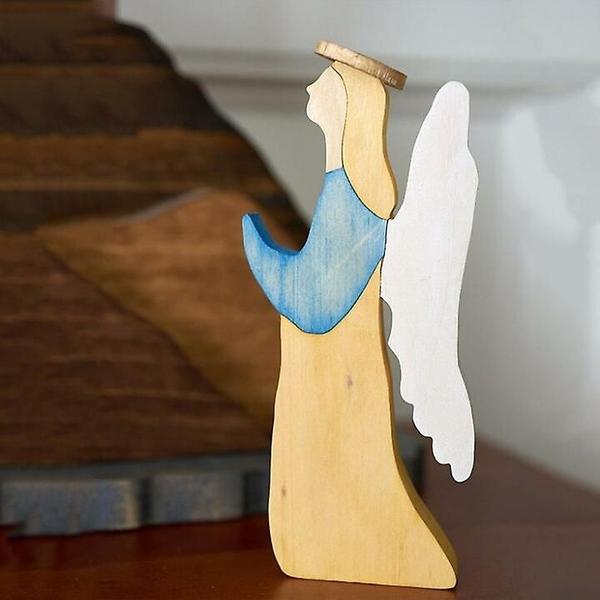 Imagem de Estatueta Cena da Ressurreição da Páscoa Ressuscitado Cristo Wood Handmade