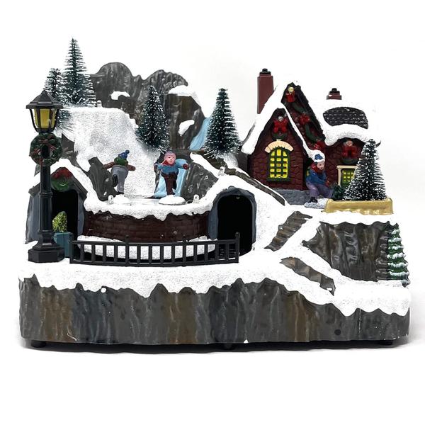 Imagem de Estatueta colecionável Christmas House allgala Polyresin