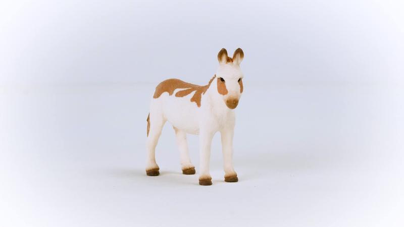 Imagem de Estatueta de animal Schleich Farm World American Spotted Donkey