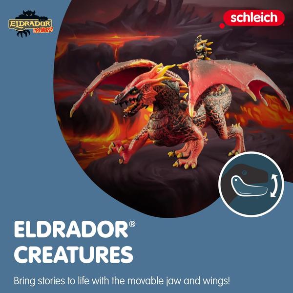 Imagem de Estatueta de brinquedo Schleich ELDRADOR CREATURES Lava Dragon Red 7+