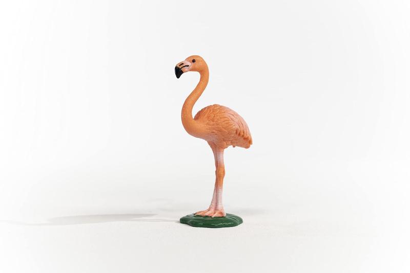 Imagem de Estatueta de brinquedo Schleich Wild Life Pink Flamingo para crianças a partir de 3 anos