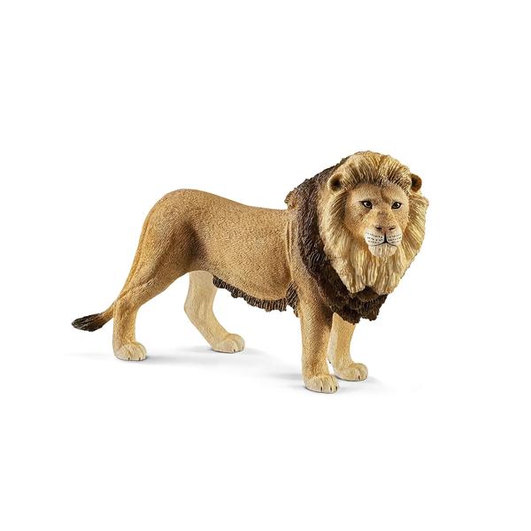 Imagem de Estatueta de brinquedo Schleich Wild Life realista King of the Jungle Lion