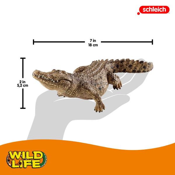 Imagem de Estatueta de crocodilo Toy Schleich Wild Life com mandíbula móvel