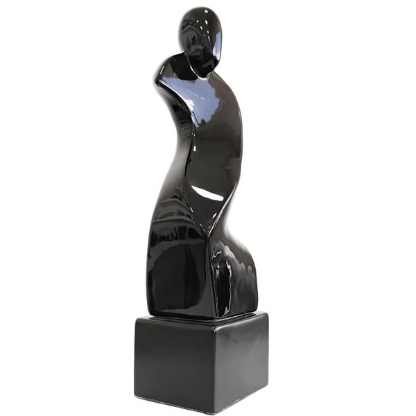 Imagem de Estatueta Decorativa Sculp Homem Preta - G