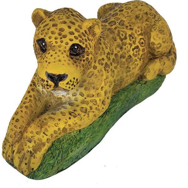 Imagem de Estatueta Onça Pintada Escultura De Leopardo 03066