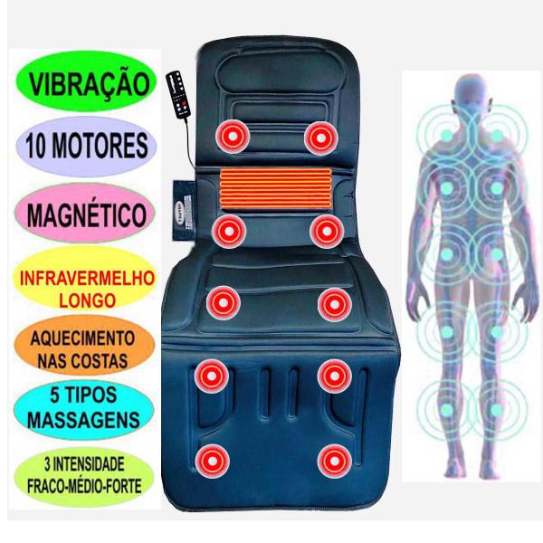 Imagem de Esteira 10 Motores 5 Tipos De Massagem, Magnética, Infravermelho longo, Aquecimento - Tsuyoi