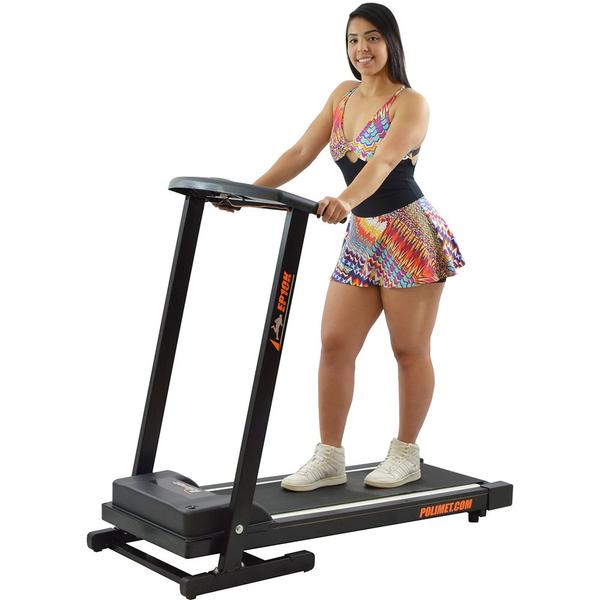 Esteira Eletrônica EP-10K Bivolt Monitor 5 Funções Poli Sports Imagem de Esteira Eletrônica EP-10K Bivolt Monitor 5 Funções Poli Sports