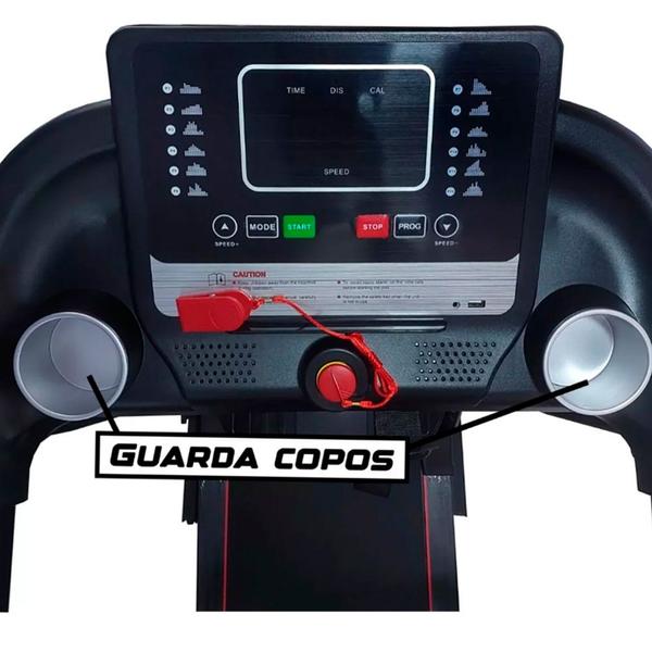 Imagem de Esteira Ergométrica Eletrica Com Massageador Até 100kg 110v NTM02 GTA Tech