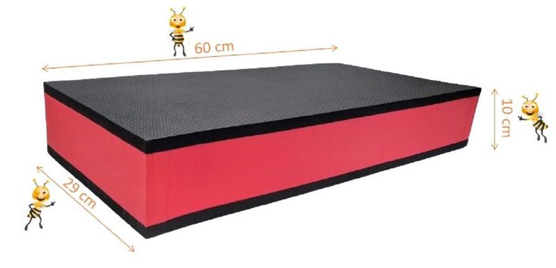 Imagem de Estepe Step Eva Academia Ginastica Aeróbica Fitness 60 x 29cm com10cm de Altura