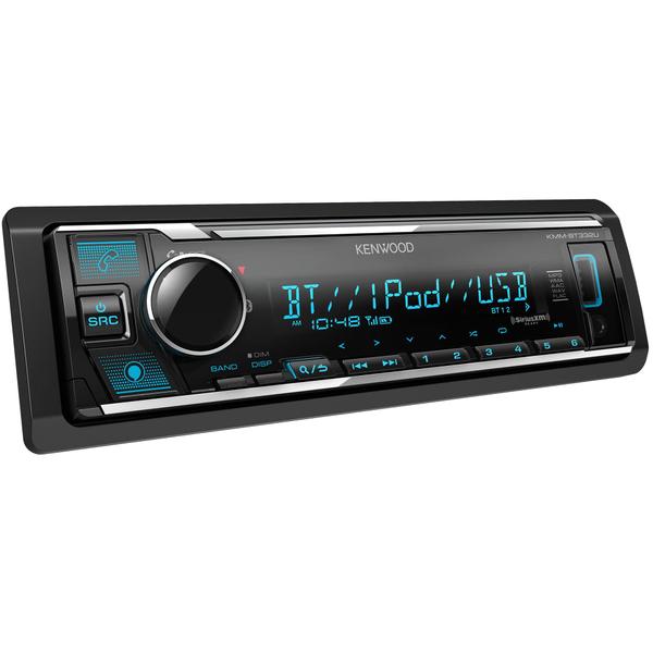 Imagem de Estéreo para carro Kenwood KMM-BT332U Bluetooth DIN único com USB