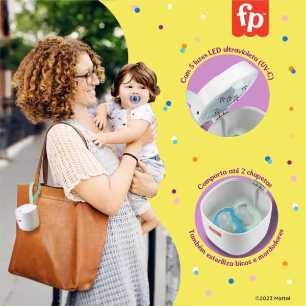 Esterilizador de chupeta recarregável bb1227 - fisher price Imagem de Esterilizador de chupeta recarregável bb1227 - fisher price