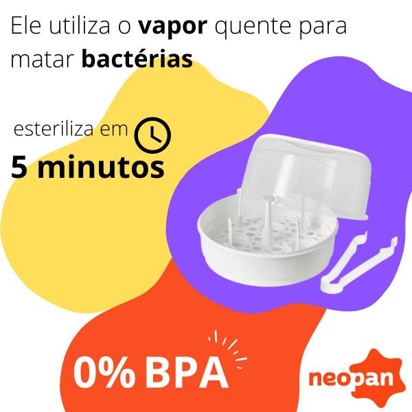 Imagem de Esterilizador De Mamadeiras 5min A Vapor Bebê Microondas 1957