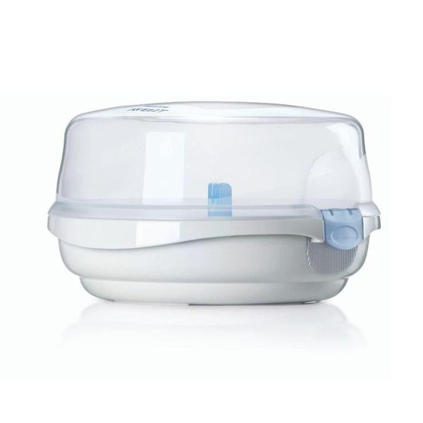 Imagem de Esterilizador de Mamadeiras para Microondas Philips Avent SCF281/02, Branco/Azul