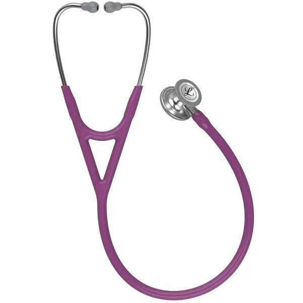 Imagem de Estetoscopio 3M Littmann Cardiology IV 6156 Ameixa com INOX Escovado