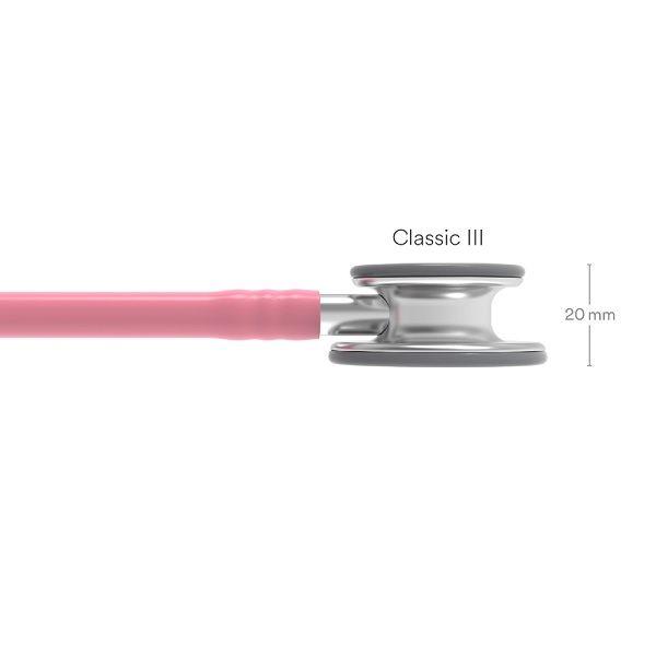 Imagem de Estetoscopio 3M Littmann Classic III 5633 PPIN Rosa Perola